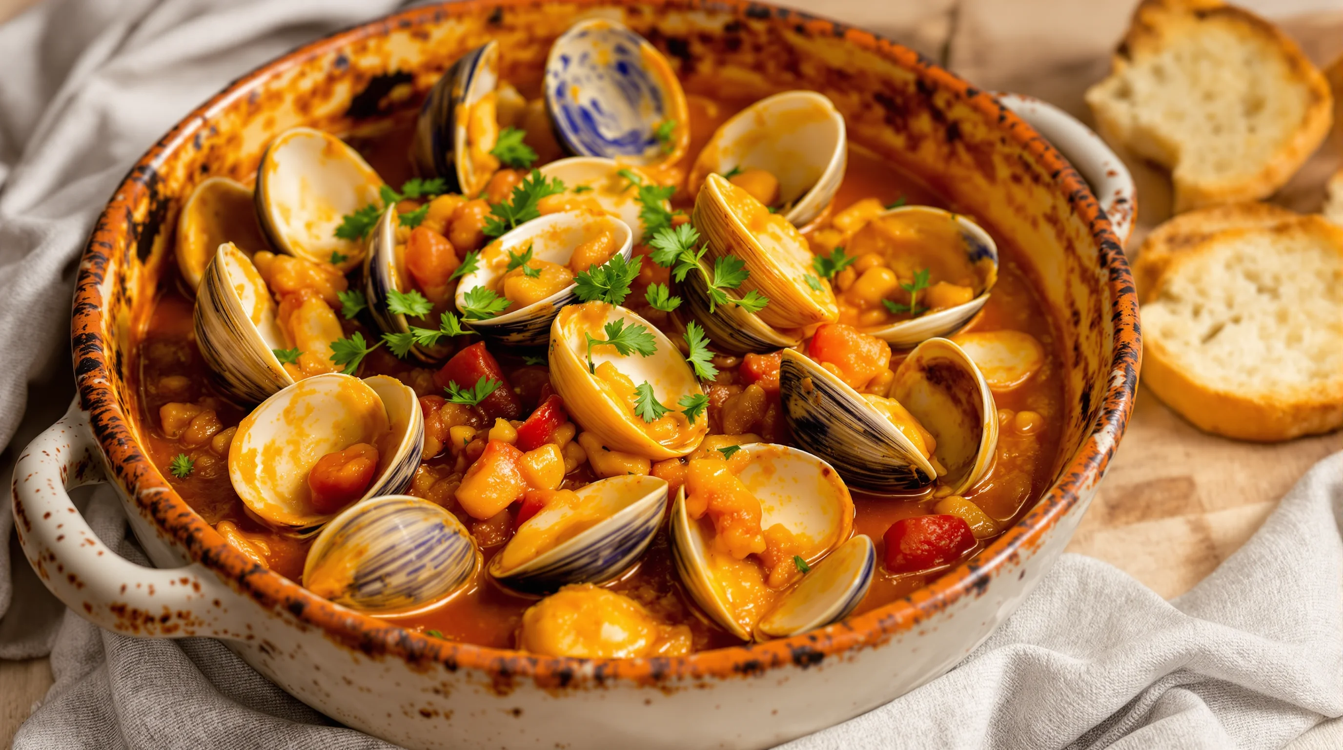 Almejas a la marinera: el paso a paso para un plato tradicional perfecto