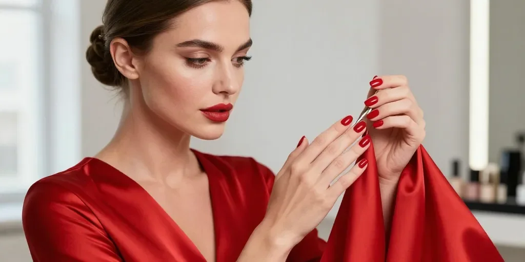 Color De Uñas Con Vestido Rojo: Las Diez Opciones Más Elegantes