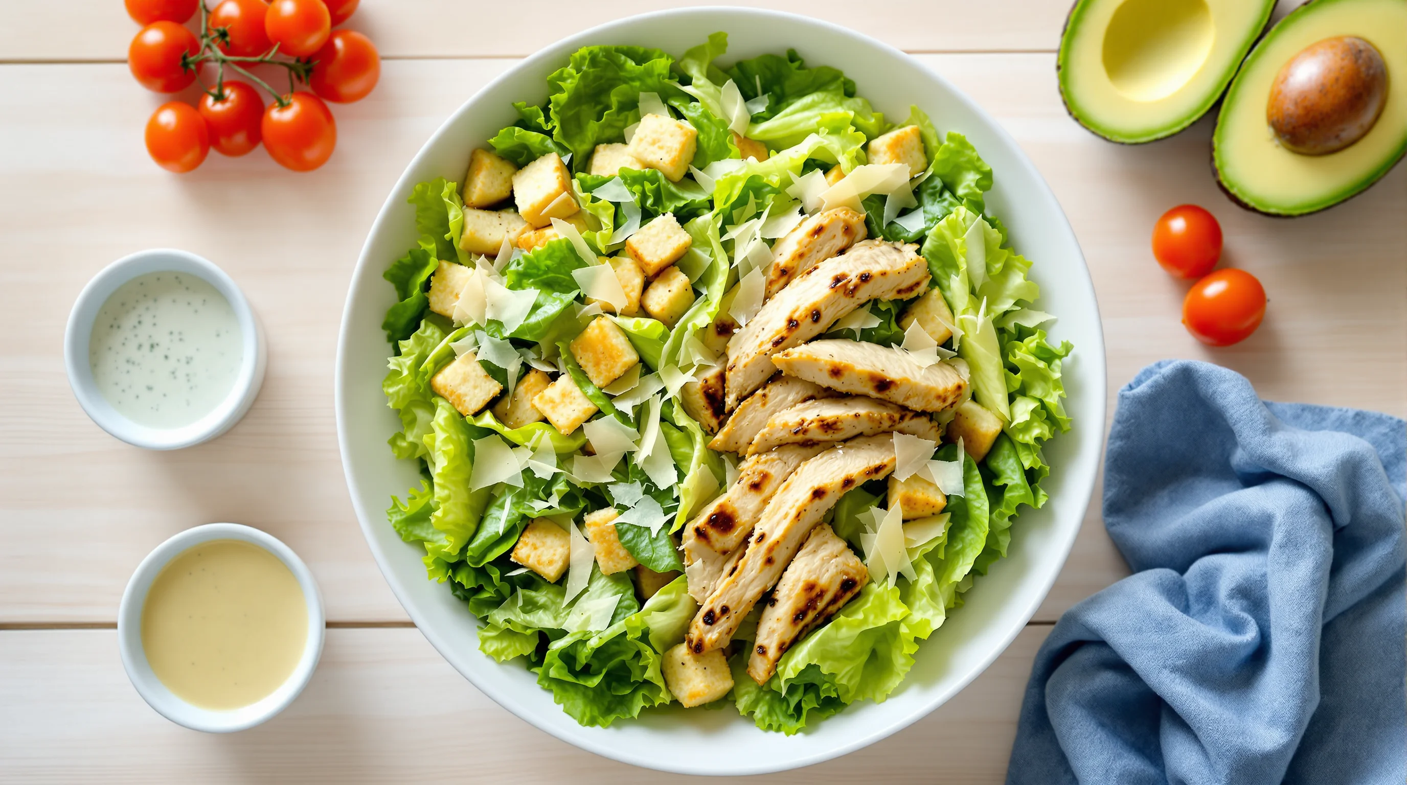 Ensalada César: el método clásico y variantes para sorprender en casa