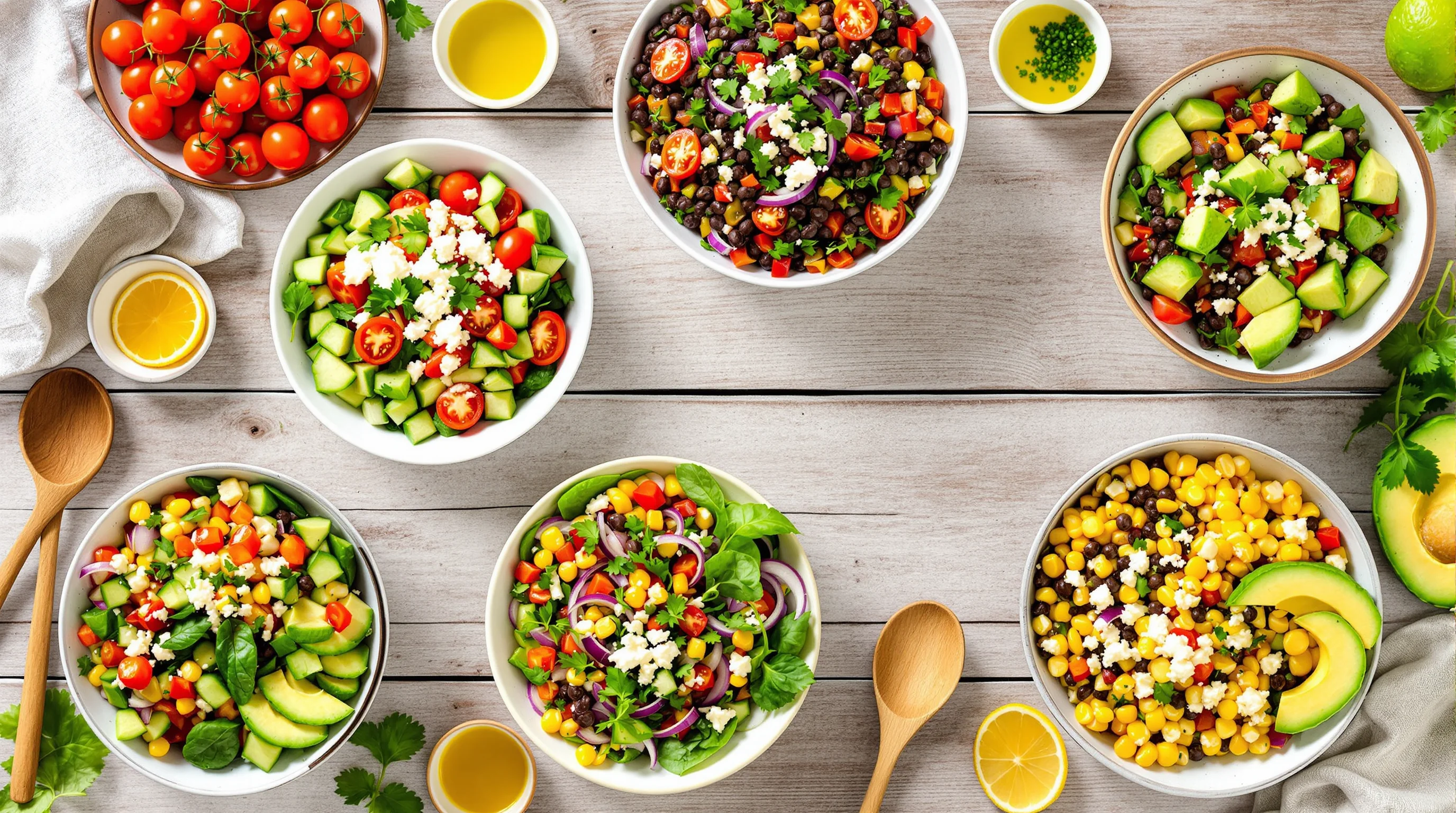 Ensalada de lentejas: las 7 variantes más nutritivas y fáciles de preparar