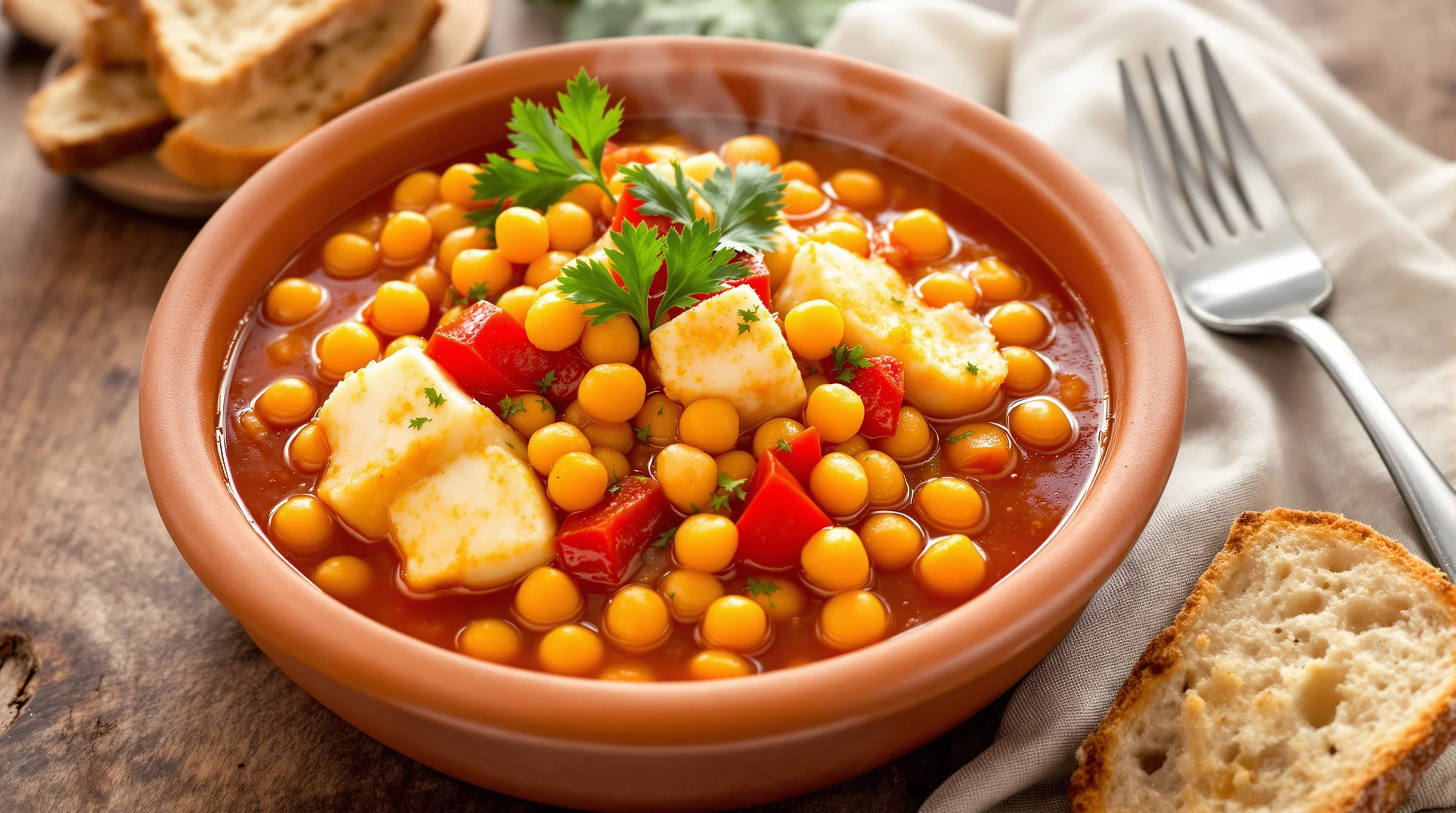 Garbanzos con bacalao: el método tradicional para un guiso irresistible