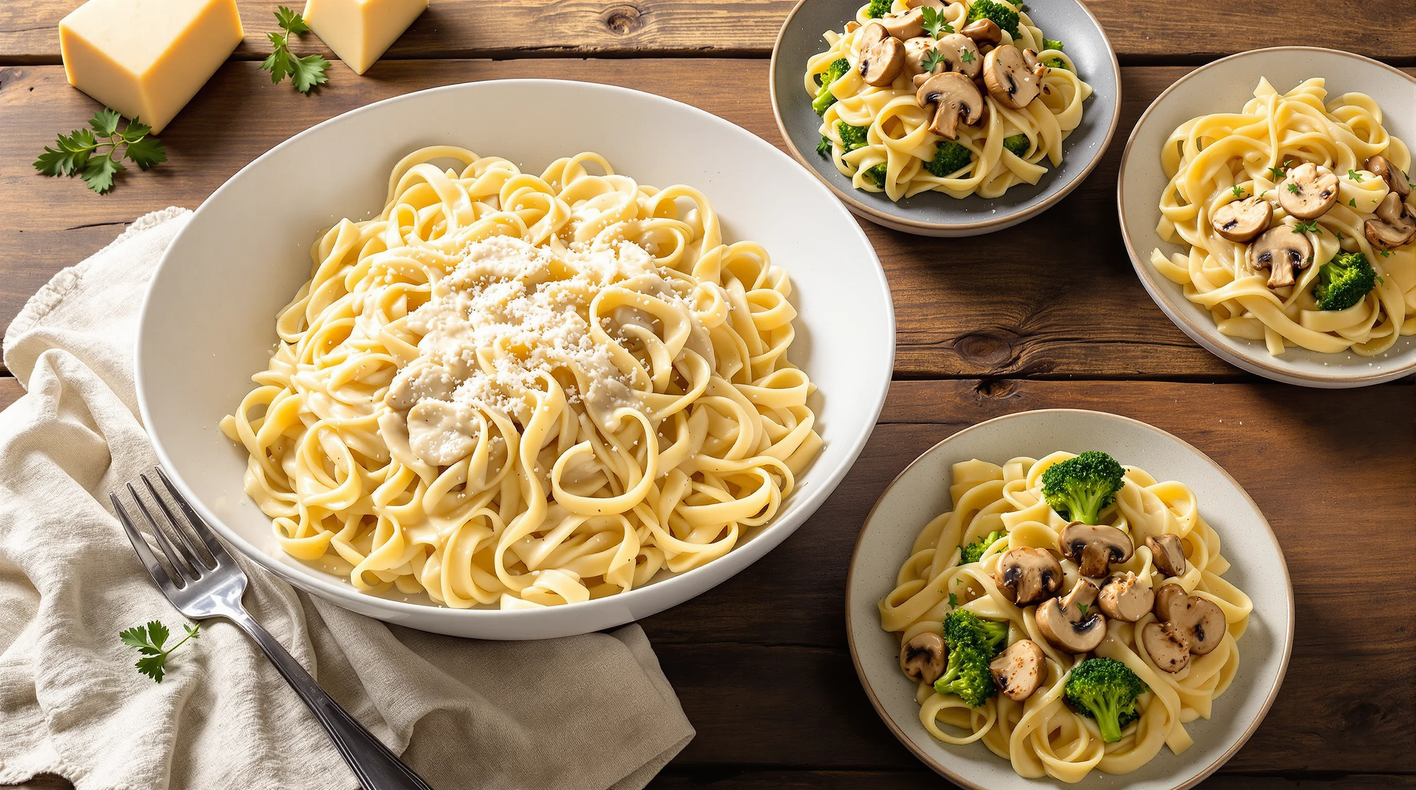 Pasta Alfredo: la receta auténtica y sus variantes más populares