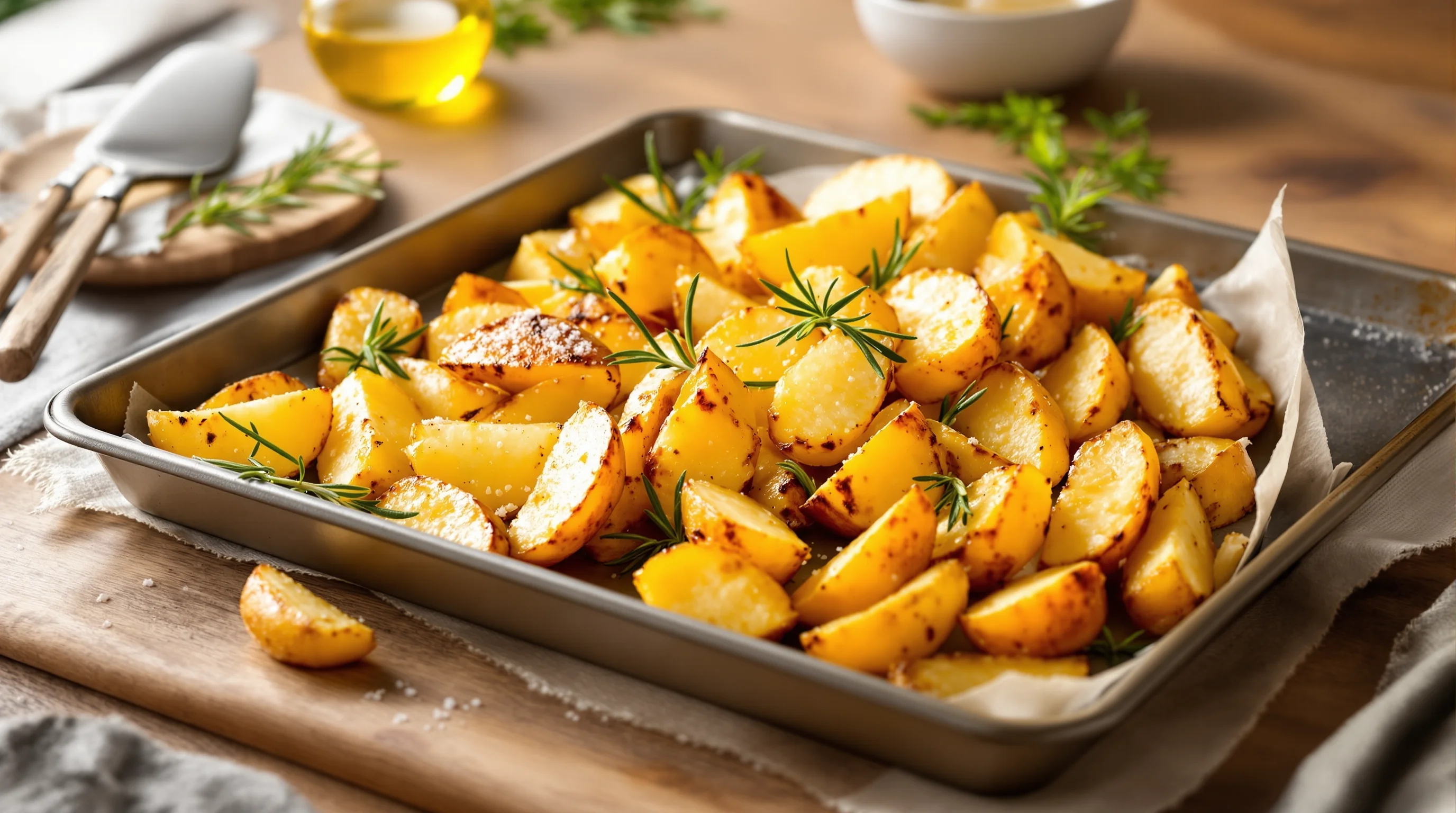 Patatas al horno: el método fácil para lograr una textura perfecta