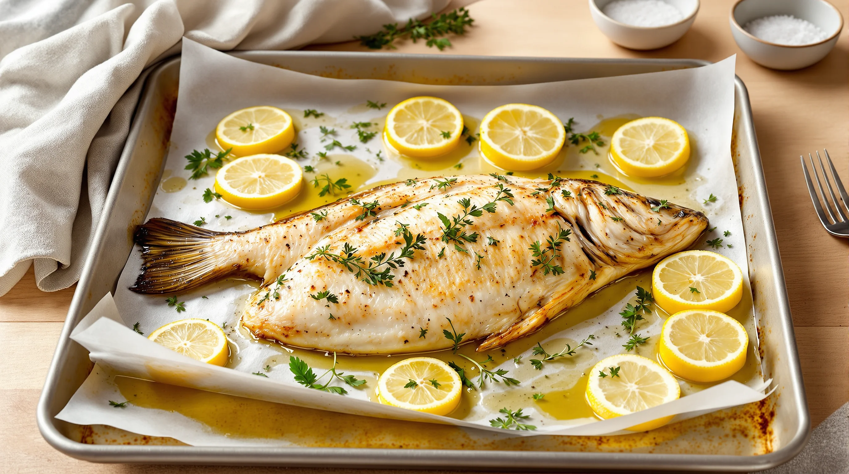 Rodaballo al horno: el método infalible para un resultado jugoso y sabroso
